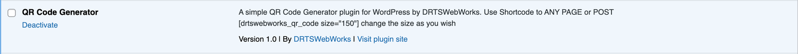 qr code generator, qr code generator for wordpress, qr code generator wordpress plugin